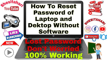 How to Reset Windows 7 Administrator Password Using Command Prompt (without Disk/Usb)