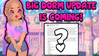 Big Dorm Update Is Coming To Royale High