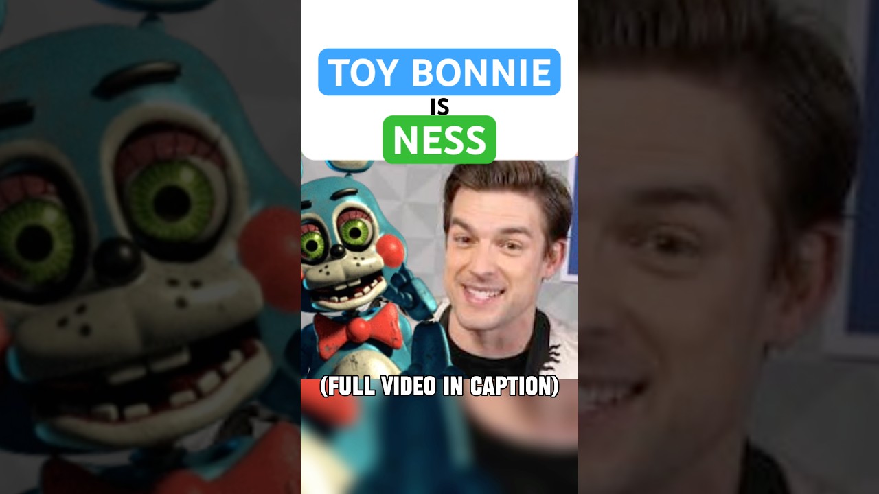 MATPAT’S TOY BONNIE, IS SECRETLY NESS. (Trust me) #fnaf #gametheory #fnafucn #fnafshort #fnafmovie