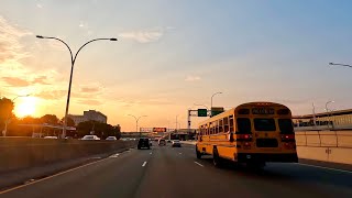 Driving from Queens to Midtown: Sunset Drive via Queensboro Bridge