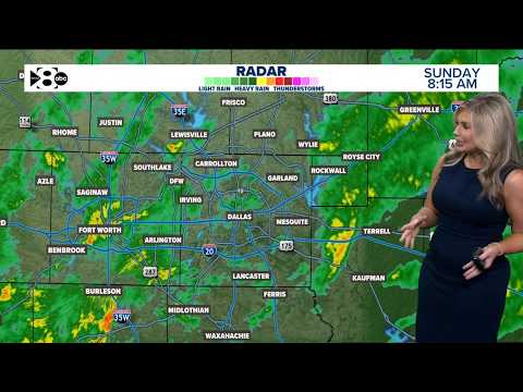 DFW Weather: Scattered rain and lower temps in the forecast