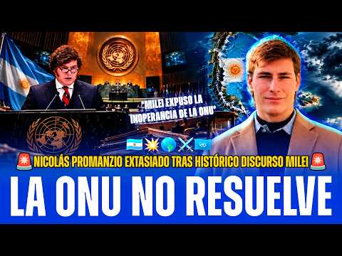 🚨🇦🇷 PROMANZIO TRAS MILEI EN LA ONU: “NO PODÉS ESTAR 50 AÑOS RECIBIENDO MIMO Y QUE NO PASE NADA”