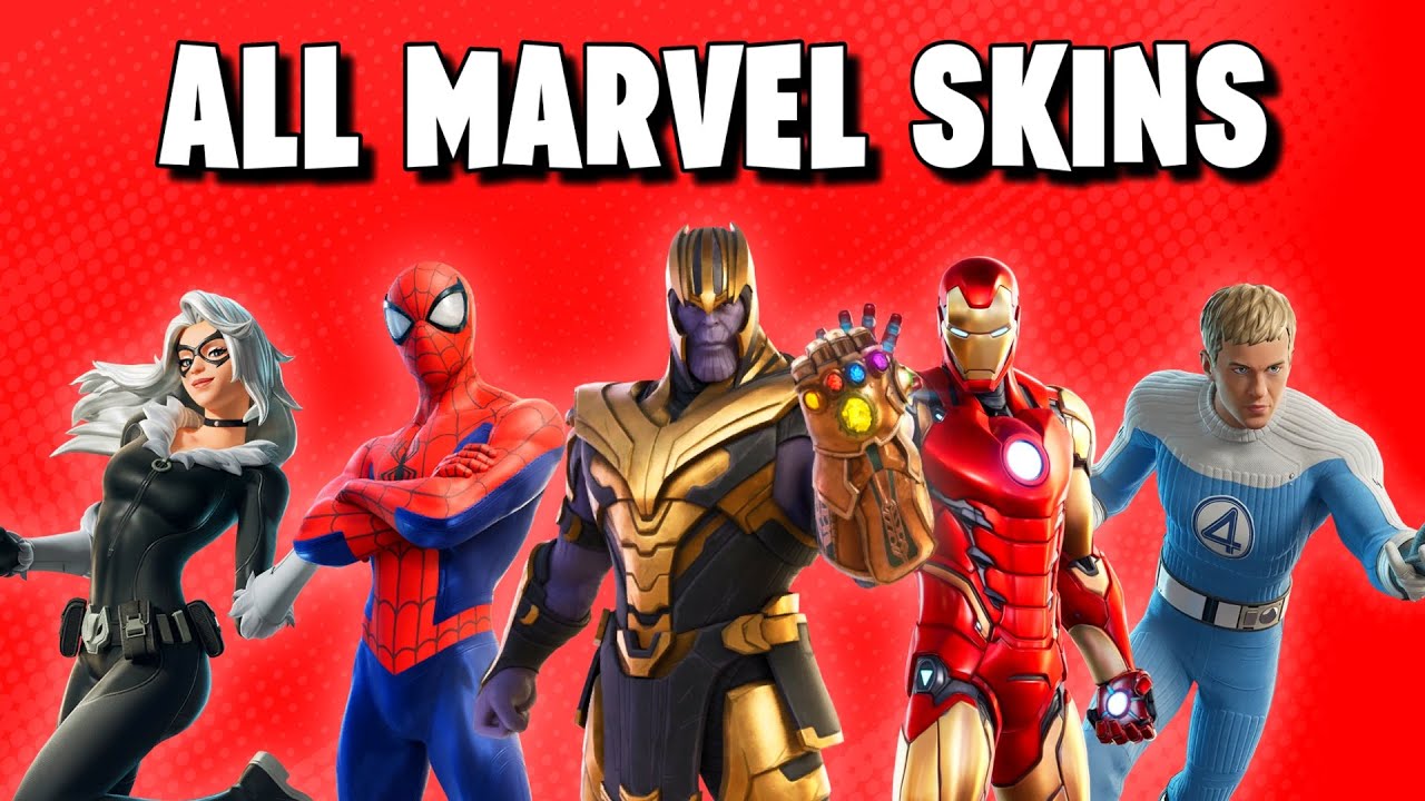 ALL Marvel Skins in Fortnite! (2019-2026)