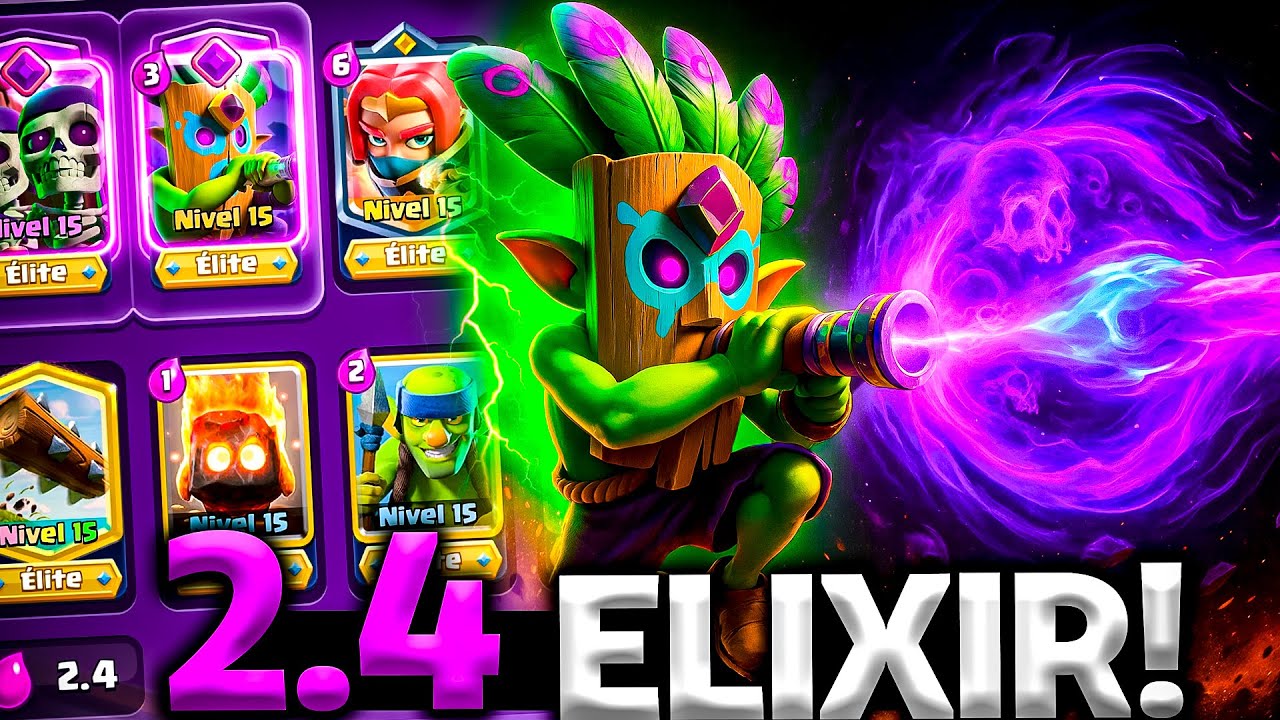 TOP 1 MAZO 🏆❗2.4 ELIXIR (pro deck) CLASH ROYALE - YoSoyRick