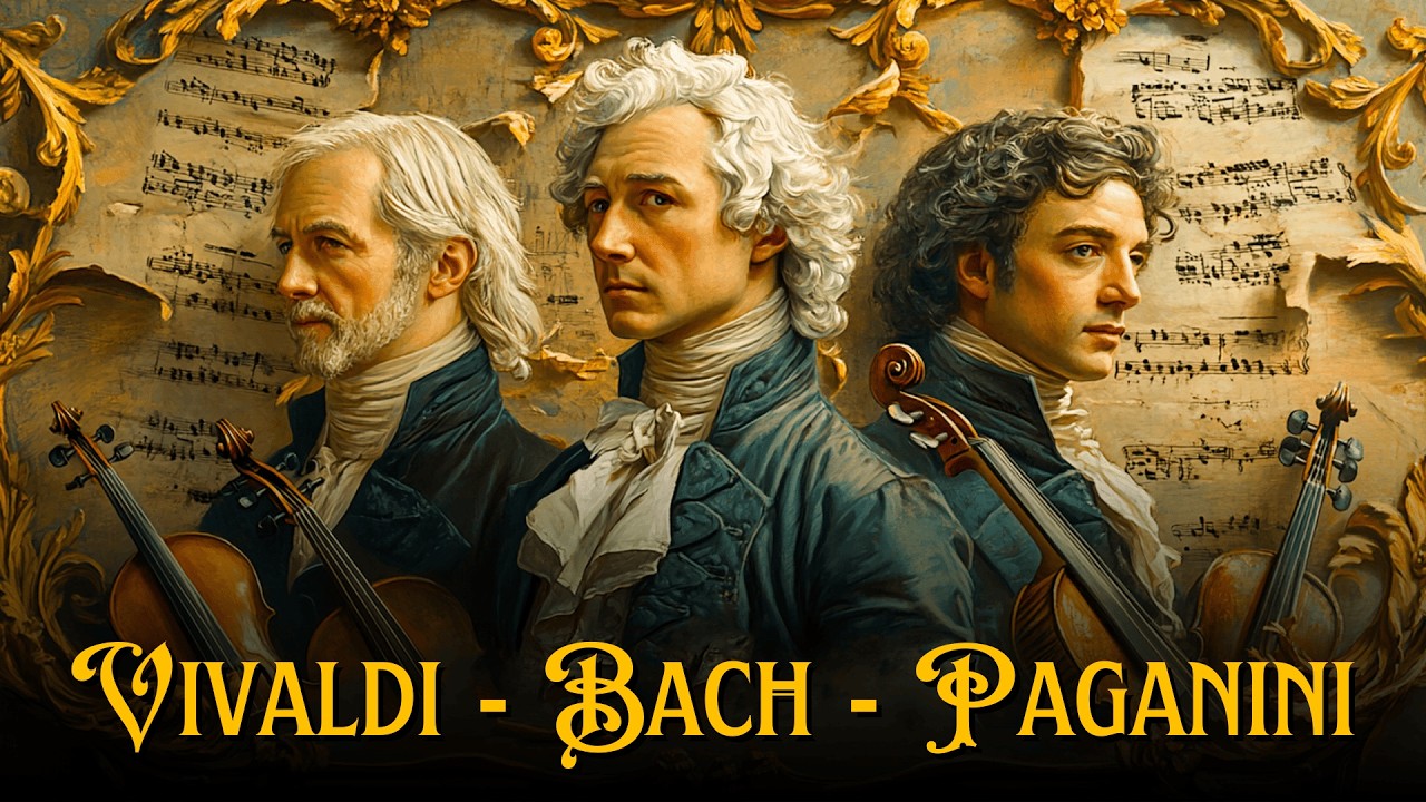 Вивальди, Бах и Паганини 🌟 Самые прекрасные шедевры классической музыки