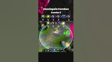 Cassiopeia combos you need to know! #shorts