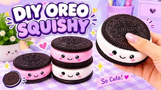 🍪✨ I Made the CUTEST Oreo Squishy! 😱💜 | DIY Oreo Squishy Tutorial | Satisfying Craft