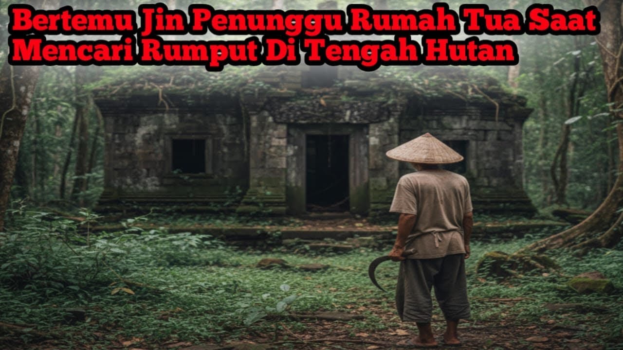kisah nyata !! Bertemu jin Penunggu Rumah tua Saat mencari Rumput di Hutan || Kisah misteri