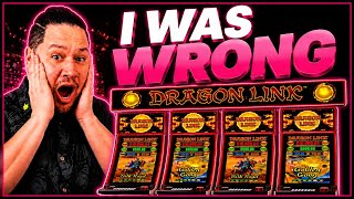I Was Wrong About These 3 Dragon Link Slots... They Paid MASSIVE!