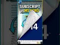 Use Subscript in MS Word #shortvideo #shorts #trending #viral #video