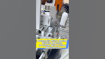 Automatic Fine Core Spring Winding Machine | Medical Industry Application