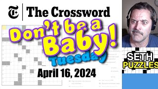 April 16, 2024 (Tuesday): "Child's Play!" New York Times Crossword Puzzle