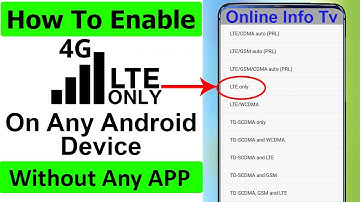 How to Enable 4G LTE Only on any Android Phone | Huawei | Samsung | Motorola | oppo |