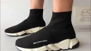 UA Balenciaga Black Speed Runner Sneakers On Foot Review