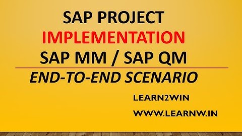 sap qm implementation projects | sap qm module training | sap qm projects | sap qm training videos