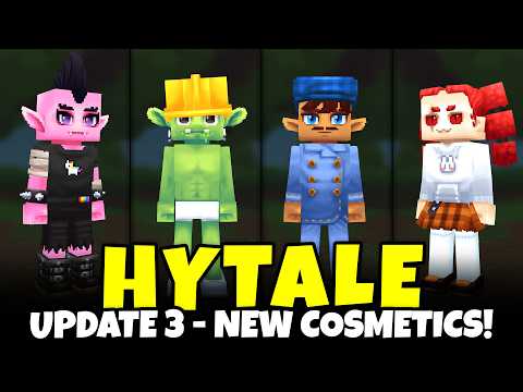 Hytale Character Creation Updates (Saved Presets, Spiked Mohawk, Viking Beard, Punk Skirts, More!)