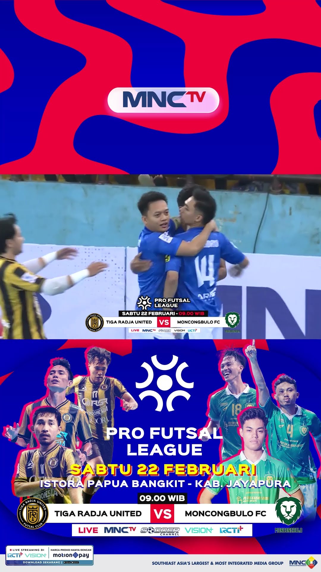 PRO FUTSAL LEAGUE BIKIN AKHIR PEKAN MAKIN SERU, NANTIKAN AKSI BINTANG FUTSAL SABTU INI DI MNCTV