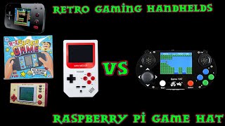 "Retro" Game Handhelds VS The Waveshare Game Hat Raspberry Pi Peripheral