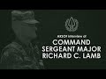 Q&A with ARSOF Command Sergeant Major Richard C. Lamb