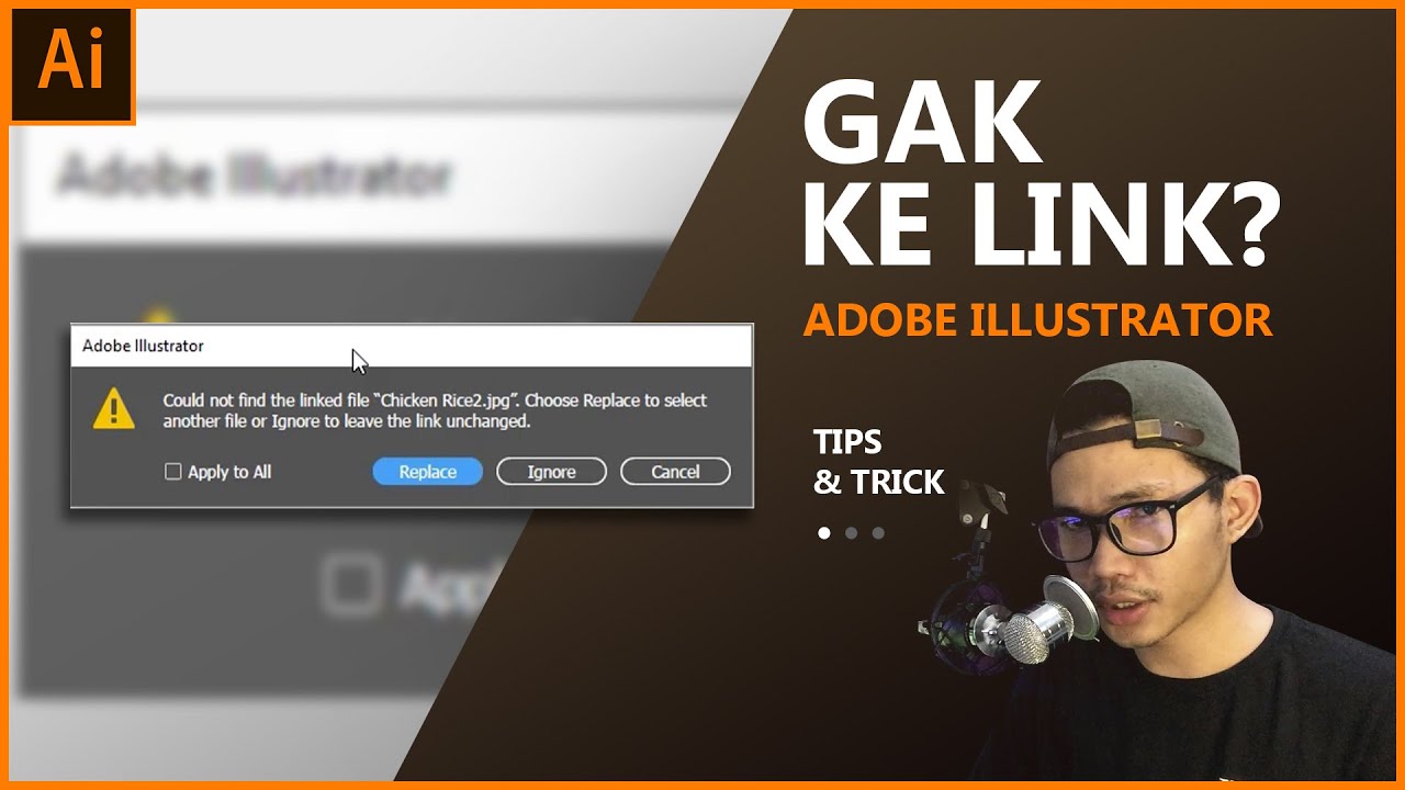 Cara mengatasi file yang hilang Adobe Illustrator - Embed Image #