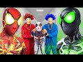 Team spiderman vs bad guy team  live action story 7  flife vs