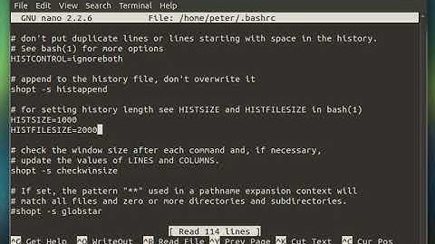 Linux | Increasing Terminal History Length