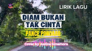 Diam Bukan Tak Cinta Pance F Pondaag Cover juslina Simamora cover liriklagu
