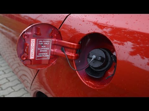 Mitsubishi Lancer - How to Open the Fuel Door