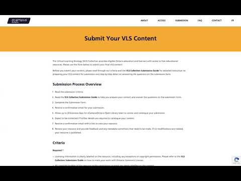 VLS Collection Submission Demo