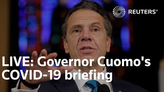 LIVE: New York Governor Cuomo makes an announcement at his COVID update