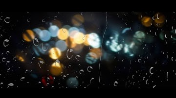 4K FullHD Bokeh Rain drop effect royalty background videos loops green screen