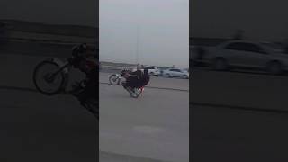 Dangerous One Wheeling With Cd 70 Bike . Stani Wheeler Boy