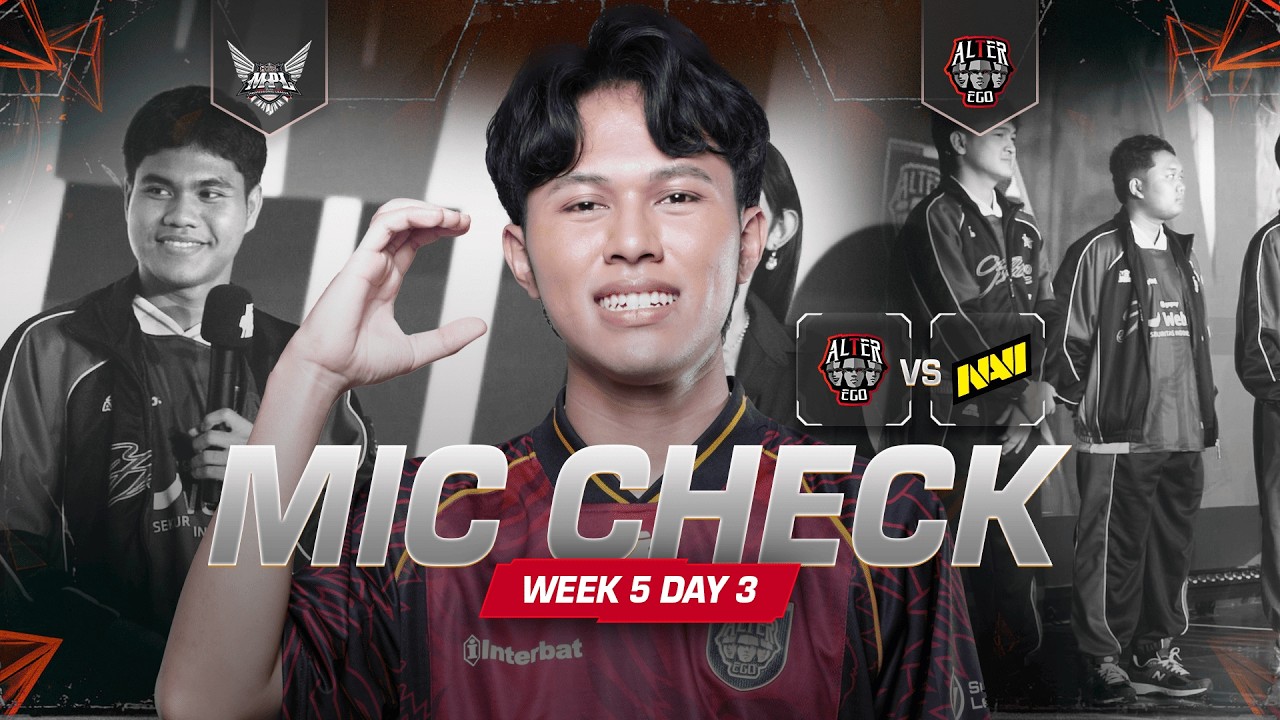 MIC CHECK ALTER EGO VS NAVI | MPL SEASON 17 REGULAR SEASON WEEK 5 DAY 3