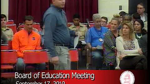 04 Board of Education Meeting, September 17, 2019