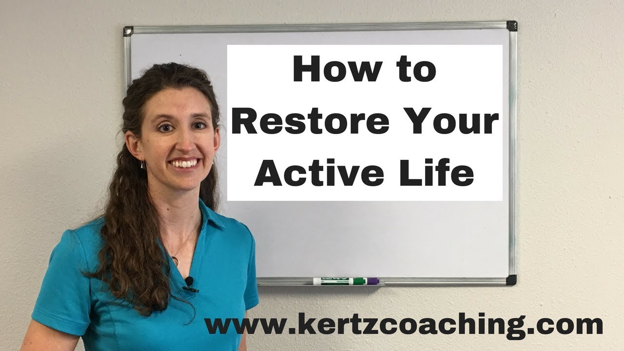How to Restore Your Active Life YouTube