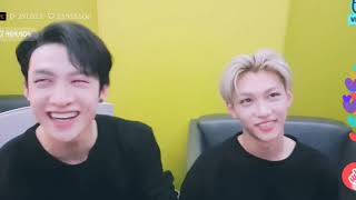 Stray Kids Bang Chan and Felix reaction to Young K 