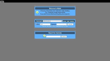 Connect to Mibbit IRC