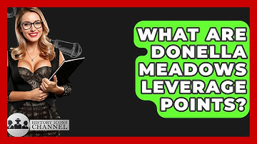What Are Donella Meadows Leverage Points? - History Icons Channel