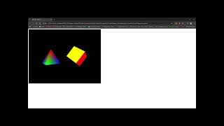 Information 3D Rotation — Two Colored 3D Shapes - WebGL Update
