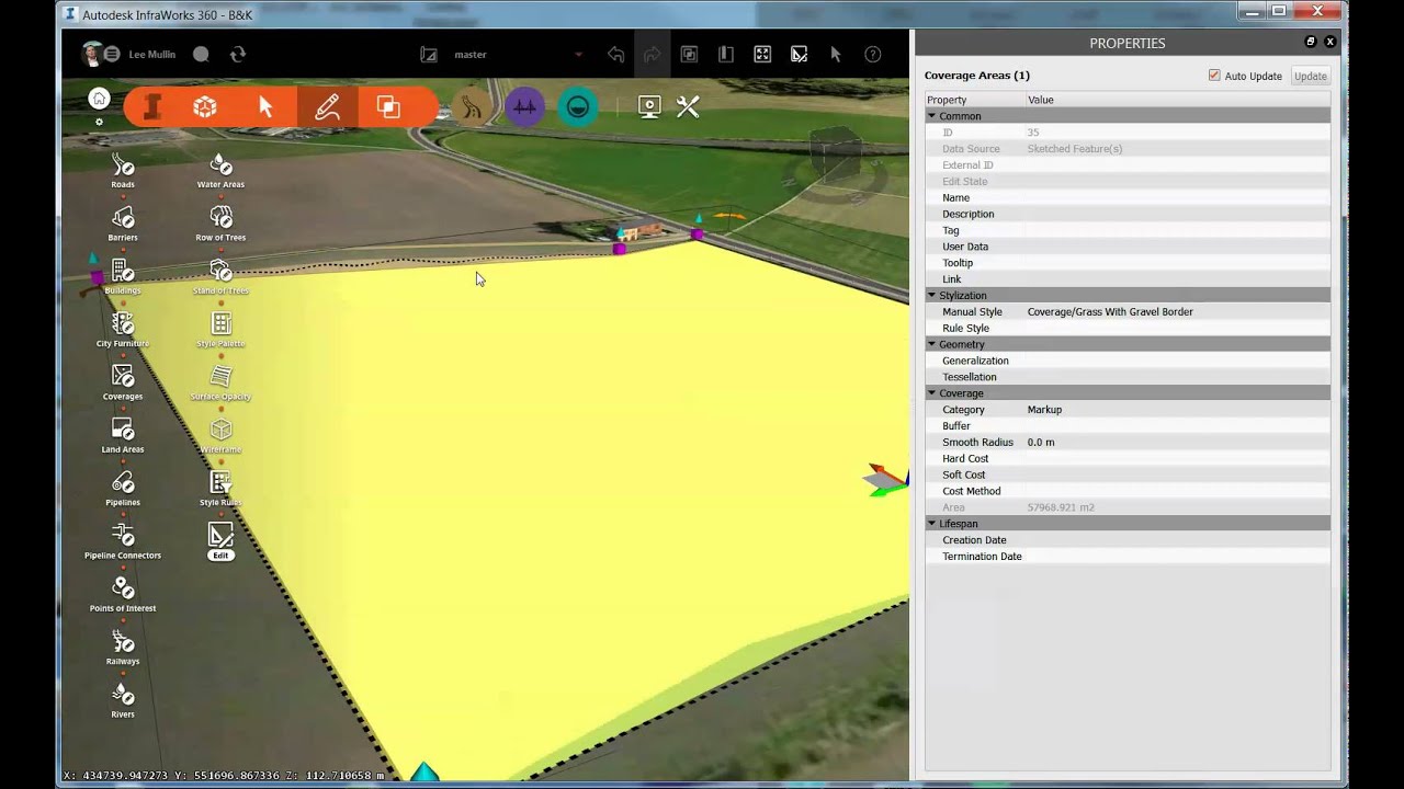 Create Excavation Areas in Infraworks 360 with sharp sides - YouTube