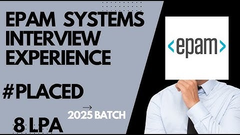 Epam System interview experience | How to crack epam interview | 2025 batch| on campus interview exp