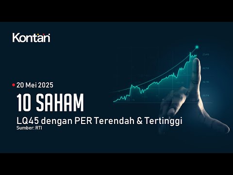 IHSG Melemah Hari Ini, 10 Saham LQ45 dengan PER Terendah & Tertinggi 20 Mei 2025