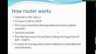 how router works (overview)