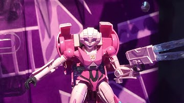 Transformers Cyberverse Adventures toyline display at Hasbro Toyfair 2020