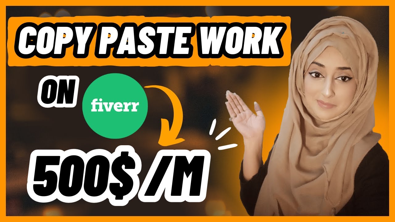 How To Make Money On Fiver With Easy Skill. | Copy Paste Work | Make ...