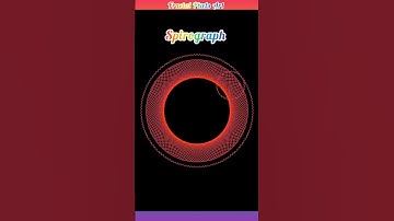 Degital Art Spirograph #spirograph #satisfying #art #math #pattern #geometry #illusion #pi #adhd