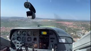 Gusty Cessna 177RG landing 06