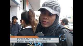 RAYADOS RACISTAS EN EL CENTRO DE ANTOFAGASTA PREOCUPAN A INMIGRANTES