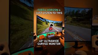 Forza Horizon 6 on LG UltraGear 45” OLED HDR UltraWide ULTRA Graphics RTX