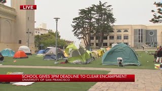 USF protesters facing deadline to clear encampment